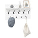 Răcător de paltoane montat pe perete Alb 80 x 40 x 12 cm - WALTI WALTI