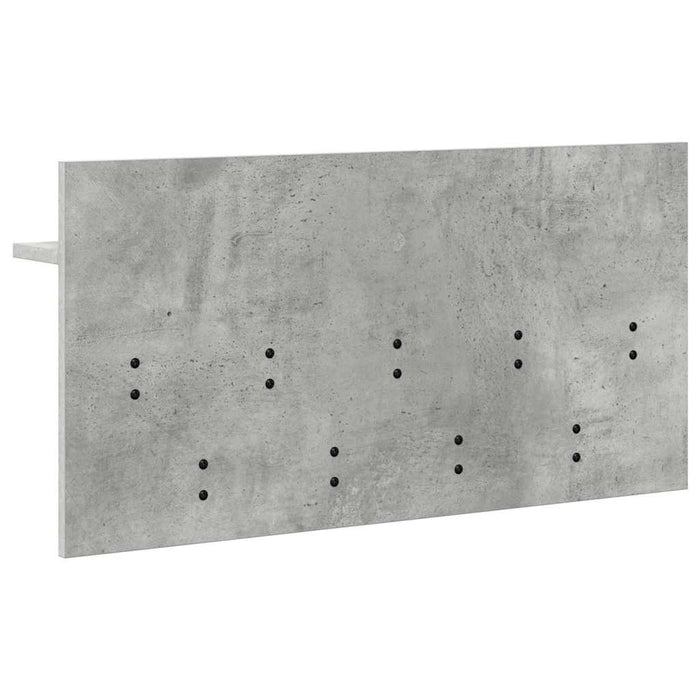 Răcător de paltoane montat pe perete cu raft Gri din beton - WALTI WALTI