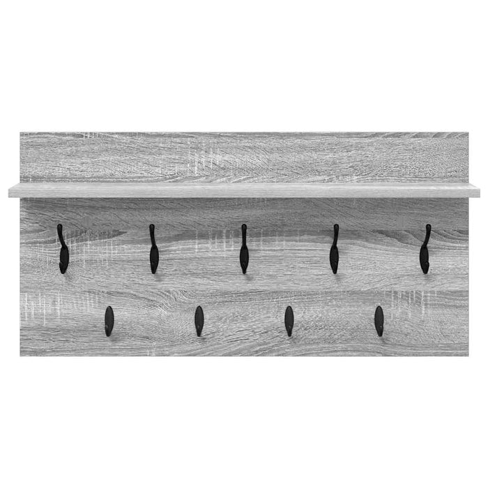 Răcător de paltoane montat pe perete Gri Sonoma 80 x 40 x 12 cm WALTI