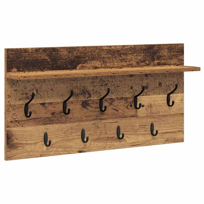 Răcător de paltoane montat pe perete Lemn vechi 80 x 40 x 12 cm - WALTI WALTI
