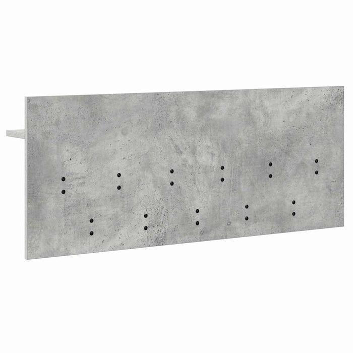 Răcător de paltoane montat pe perete cu raft Gri din beton - WALTI WALTI
