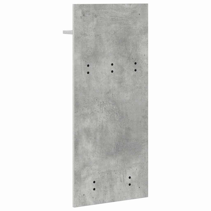 Răcător de paltoane montat pe perete cu raft Gri din beton - WALTI WALTI