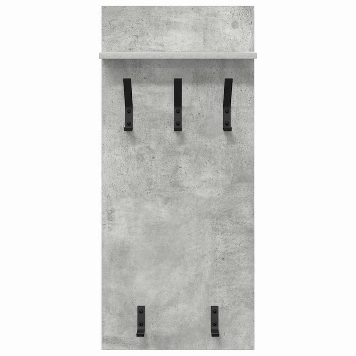 Răcător de paltoane montat pe perete cu raft Gri din beton - WALTI WALTI