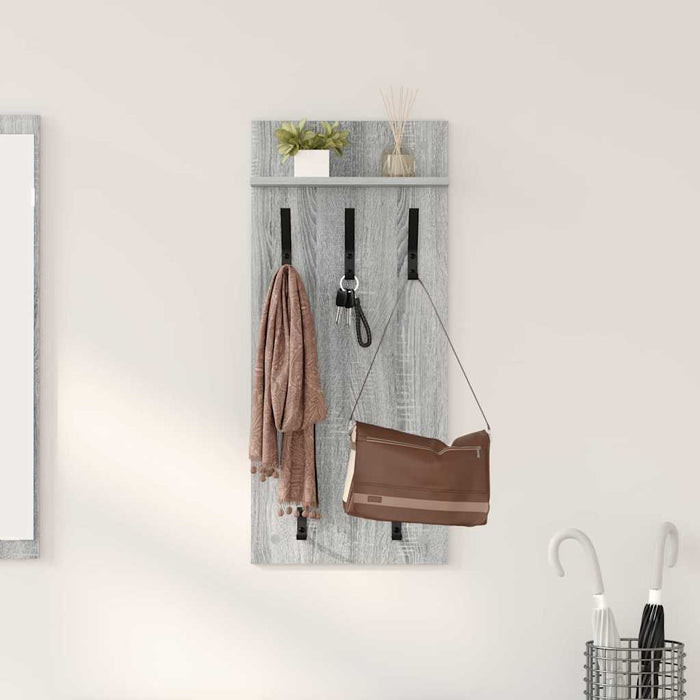 Răcător de paltoane montat pe perete Gri Sonoma 40 x 10 x 90 cm - WALTI WALTI