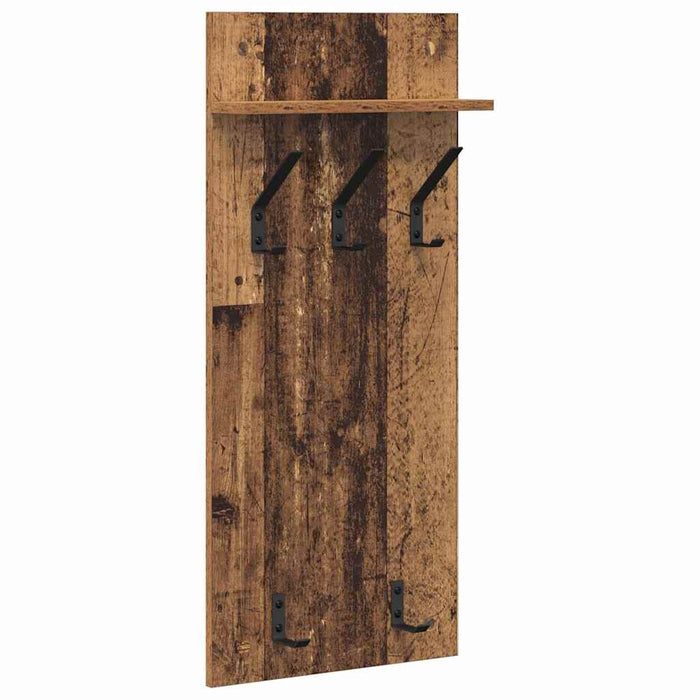 Răcător de paltoane montat pe perete Lemn vechi 40 x 10 x 90 cm - WALTI WALTI