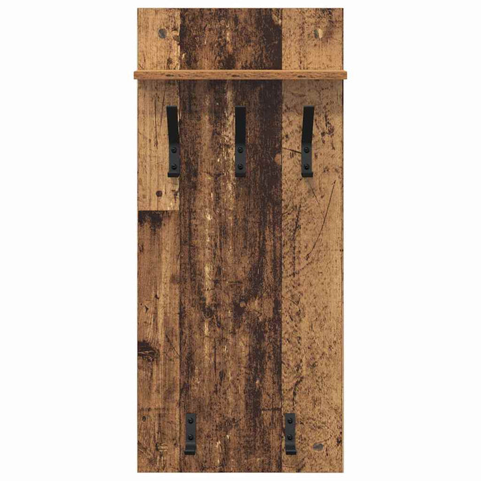 Răcător de paltoane montat pe perete Lemn vechi 40 x 10 x 90 cm - WALTI WALTI