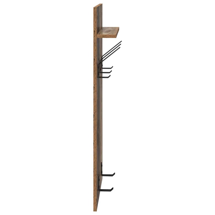 Răcător de paltoane montat pe perete Lemn vechi 40 x 10 x 90 cm - WALTI WALTI