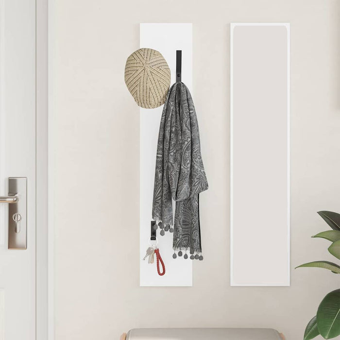 Răcător de paltoane montat pe perete Alb 20 x 1,5 x 100 cm - WALTI WALTI