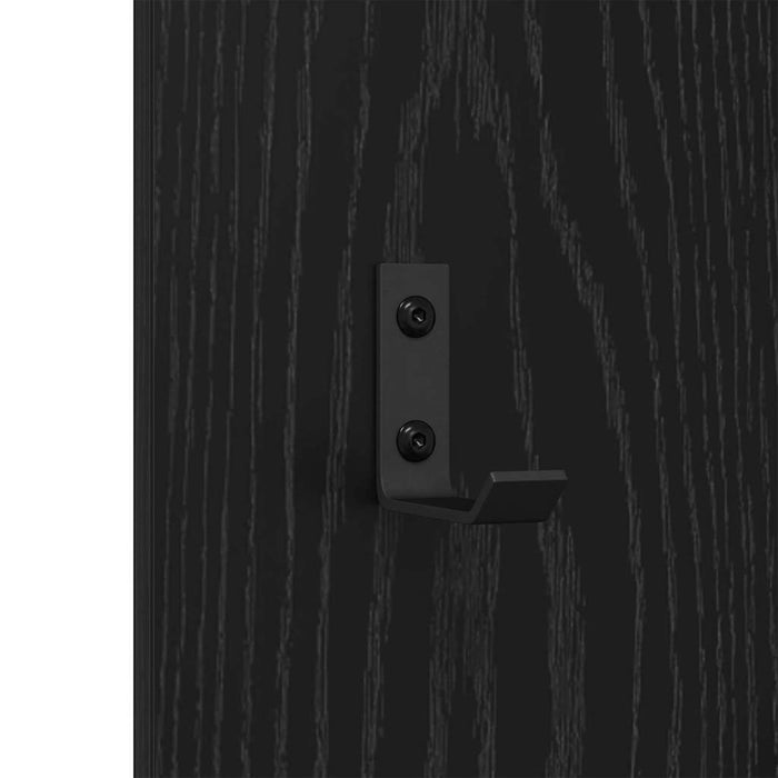 Răcător de paltoane montat pe perete Pe perete Stejar Negru - WALTI WALTI