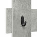 Răcător de paltoane montat pe perete Pe perete Gri din beton - WALTI WALTI