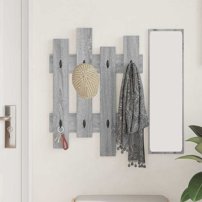 Răcător de paltoane montat pe perete Gri Sonoma 60 x 3 x 82 cm - WALTI WALTI