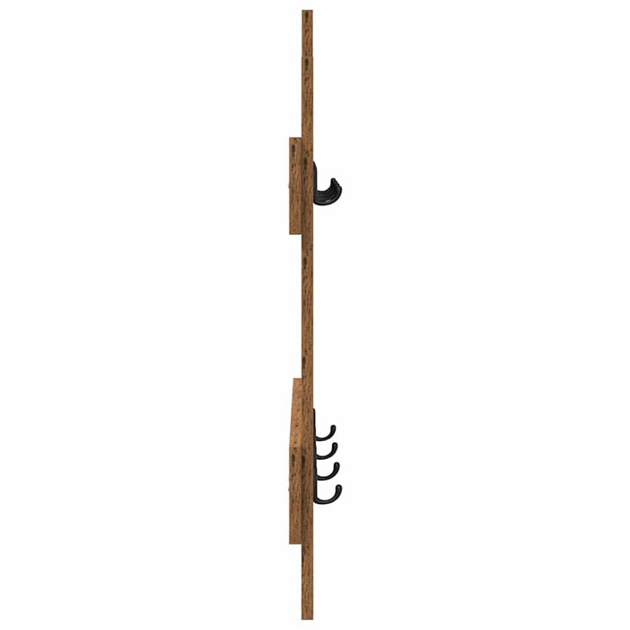 Răcător de paltoane montat pe perete Lemn vechi 60 x 3 x 82 cm - WALTI WALTI