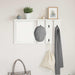 Răcător de paltoane montat pe perete Alb 85 x 10 x 45 cm - WALTI WALTI