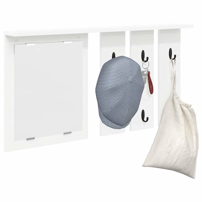 Răcător de paltoane montat pe perete Alb 85 x 10 x 45 cm - WALTI WALTI