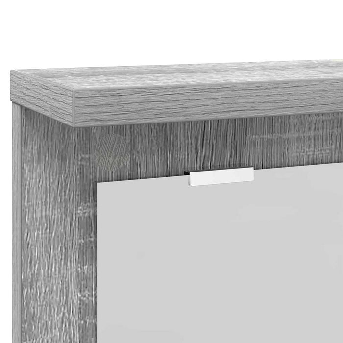 Răcător de paltoane montat pe perete sonoma gri 85 x 10 x 45 cm - WALTI WALTI