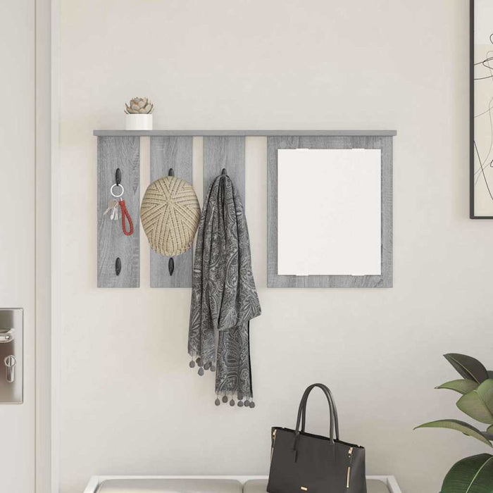 Răcător de paltoane montat pe perete sonoma gri 85 x 10 x 45 cm - WALTI WALTI