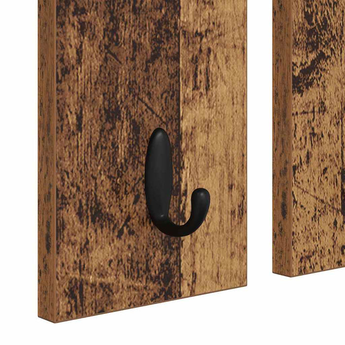 Răcător de paltoane montat pe perete Lemn vechi 85 x 10 x 45 cm - WALTI WALTI