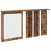 Răcător de paltoane montat pe perete Lemn vechi 85 x 10 x 45 cm - WALTI WALTI