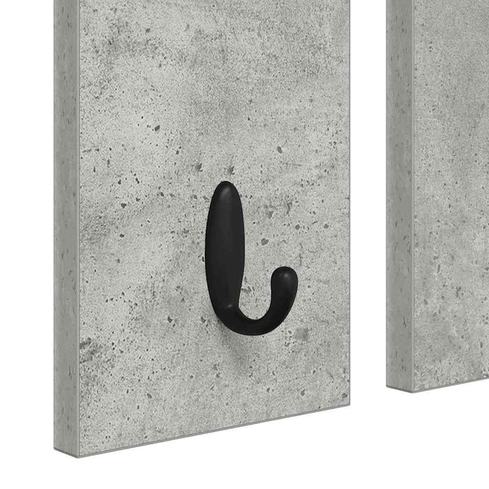 Răcător de paltoane montat pe perete Gri beton 84 x 10 x 80 cm - WALTI WALTI
