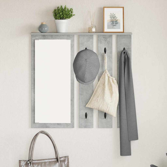 Răcător de paltoane montat pe perete Gri beton 84 x 10 x 80 cm - WALTI WALTI