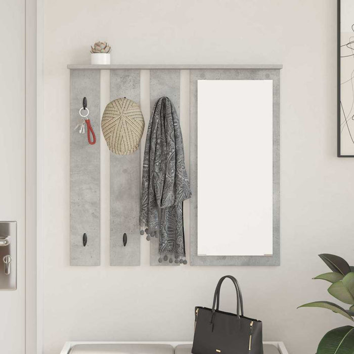 Răcător de paltoane montat pe perete Gri beton 84 x 10 x 80 cm - WALTI WALTI