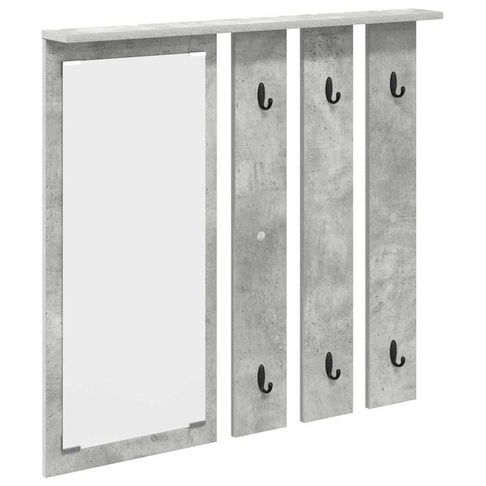 Răcător de paltoane montat pe perete Gri beton 84 x 10 x 80 cm - WALTI WALTI