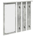 Răcător de paltoane montat pe perete Gri beton 84 x 10 x 80 cm - WALTI WALTI