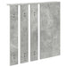 Răcător de paltoane montat pe perete Gri beton 84 x 10 x 80 cm - WALTI WALTI