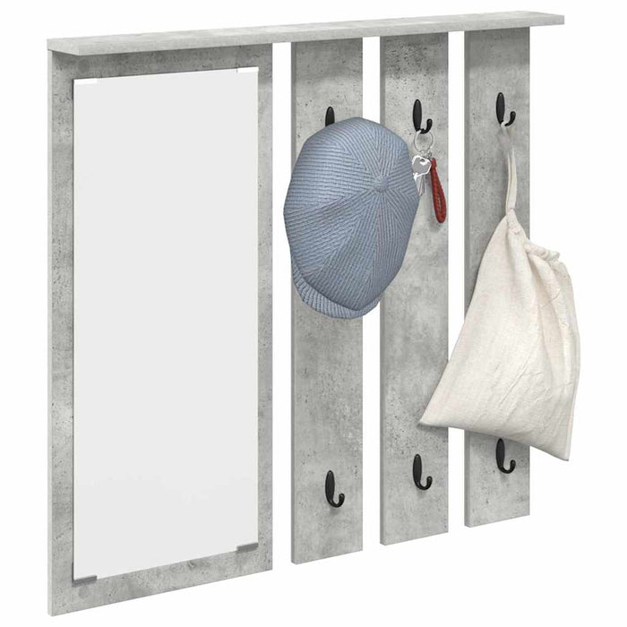 Răcător de paltoane montat pe perete Gri beton 84 x 10 x 80 cm - WALTI WALTI