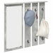 Răcător de paltoane montat pe perete Gri beton 84 x 10 x 80 cm - WALTI WALTI