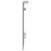 Răcător de paltoane montat pe perete Gri beton 84 x 10 x 80 cm - WALTI WALTI