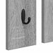 Răcător de paltoane montat pe perete sonoma gri 84 x 10 x 80 cm - WALTI WALTI