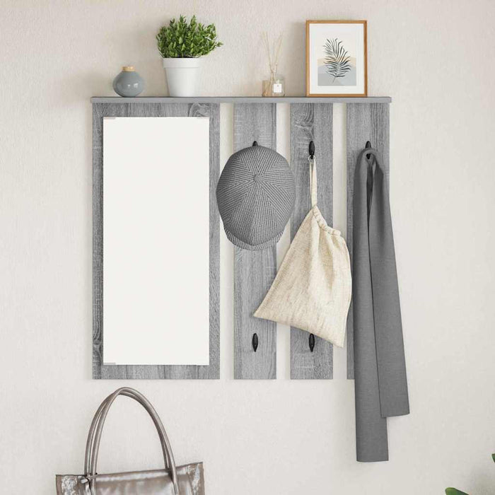 Răcător de paltoane montat pe perete sonoma gri 84 x 10 x 80 cm - WALTI WALTI