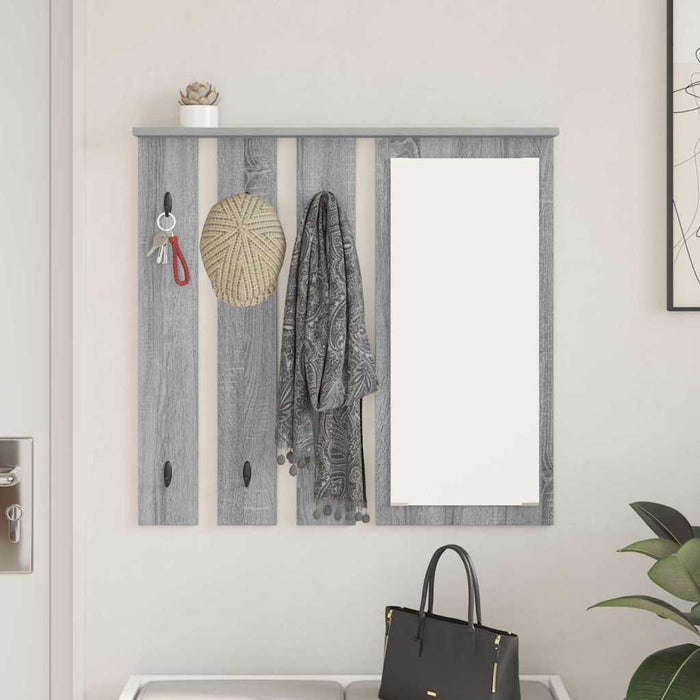 Răcător de paltoane montat pe perete sonoma gri 84 x 10 x 80 cm - WALTI WALTI