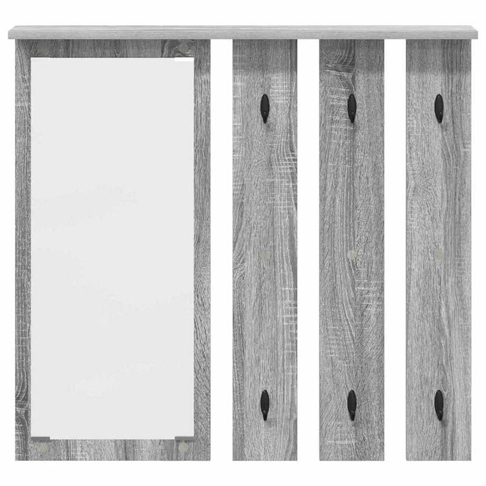 Răcător de paltoane montat pe perete sonoma gri 84 x 10 x 80 cm - WALTI WALTI