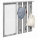 Răcător de paltoane montat pe perete sonoma gri 84 x 10 x 80 cm - WALTI WALTI