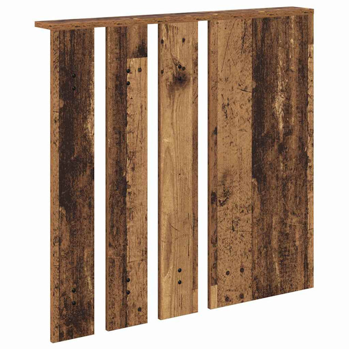 Răcător de paltoane montat pe perete Lemn vechi 84 x 10 x 80 cm - WALTI WALTI