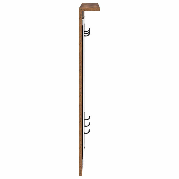 Răcător de paltoane montat pe perete Lemn vechi 84 x 10 x 80 cm - WALTI WALTI