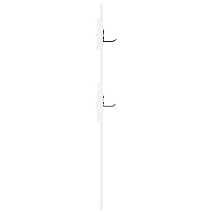 Răcător de paltoane montat pe perete Alb 65 x 3 x 100 cm - WALTI WALTI