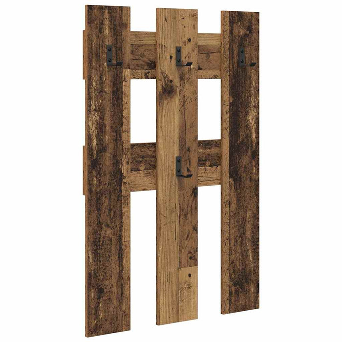 Răcător de paltoane montat pe perete Lemn vechi 65 x 3 x 100 cm WALTI