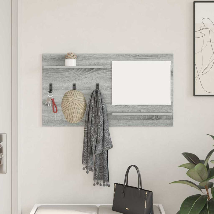 Răcător de paltoane montat pe perete Gri Sonoma 90 x 10 x 50 cm - WALTI WALTI