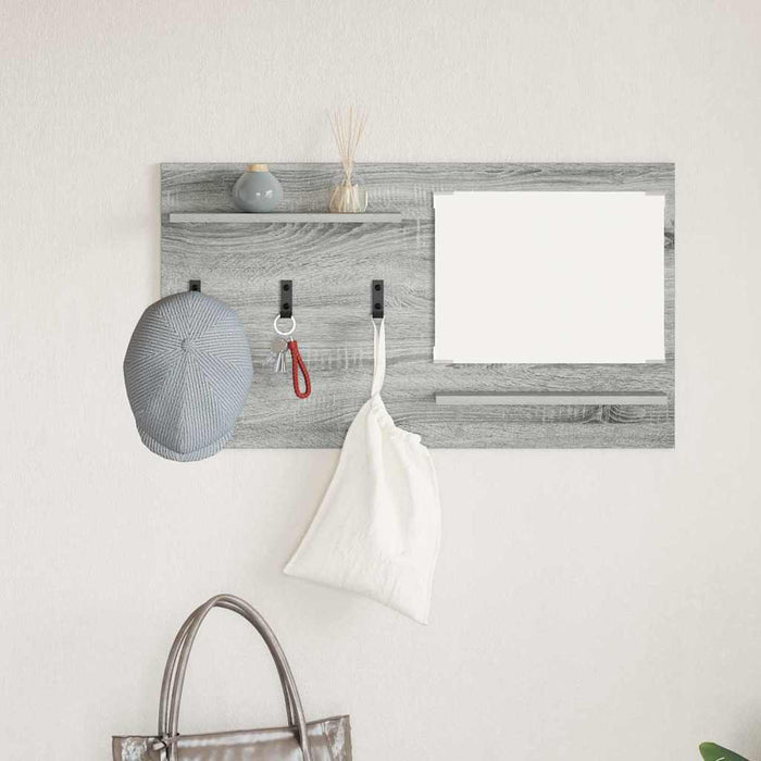 Răcător de paltoane montat pe perete Gri Sonoma 90 x 10 x 50 cm - WALTI WALTI
