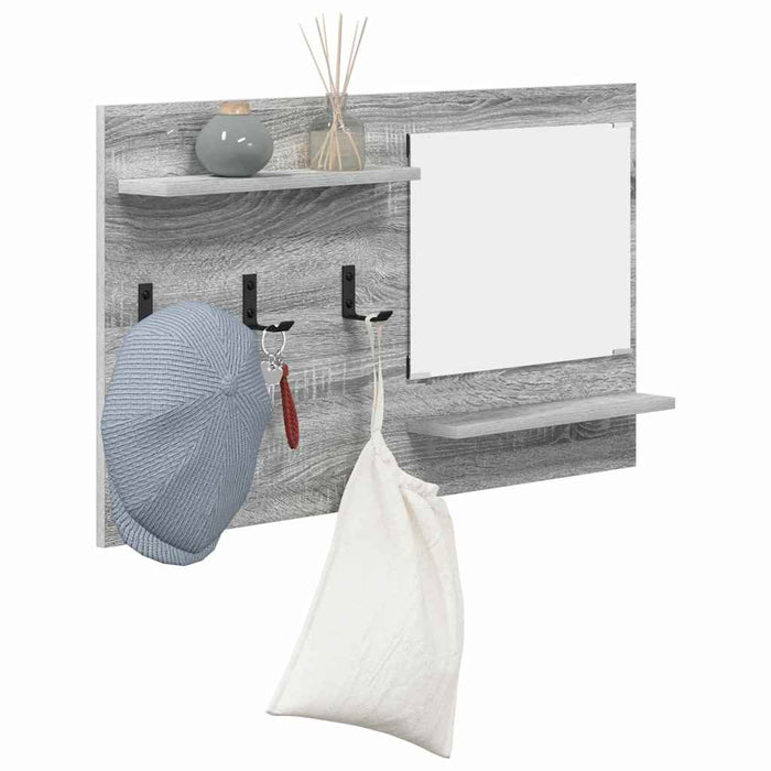 Răcător de paltoane montat pe perete Gri Sonoma 90 x 10 x 50 cm - WALTI WALTI