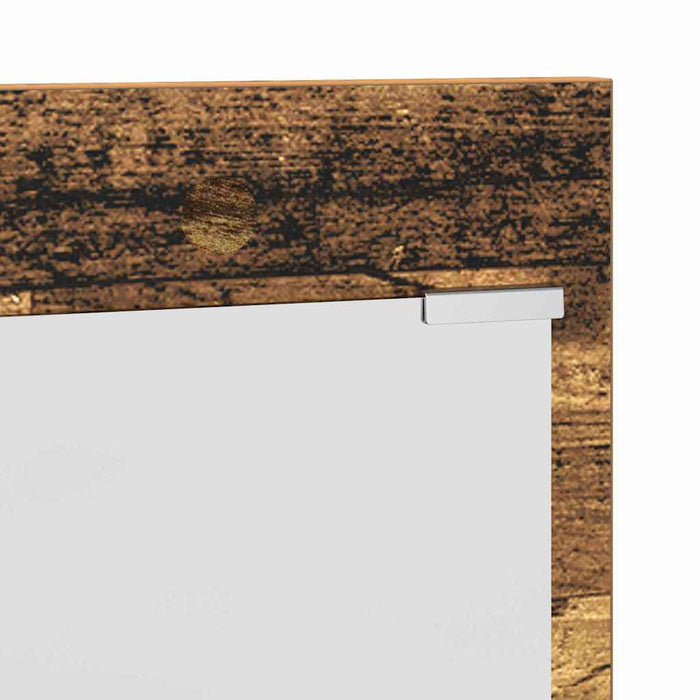 Răcător de paltoane montat pe perete Lemn vechi 90 x 10 x 50 cm - WALTI WALTI