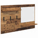 Răcător de paltoane montat pe perete Lemn vechi 90 x 10 x 50 cm - WALTI WALTI