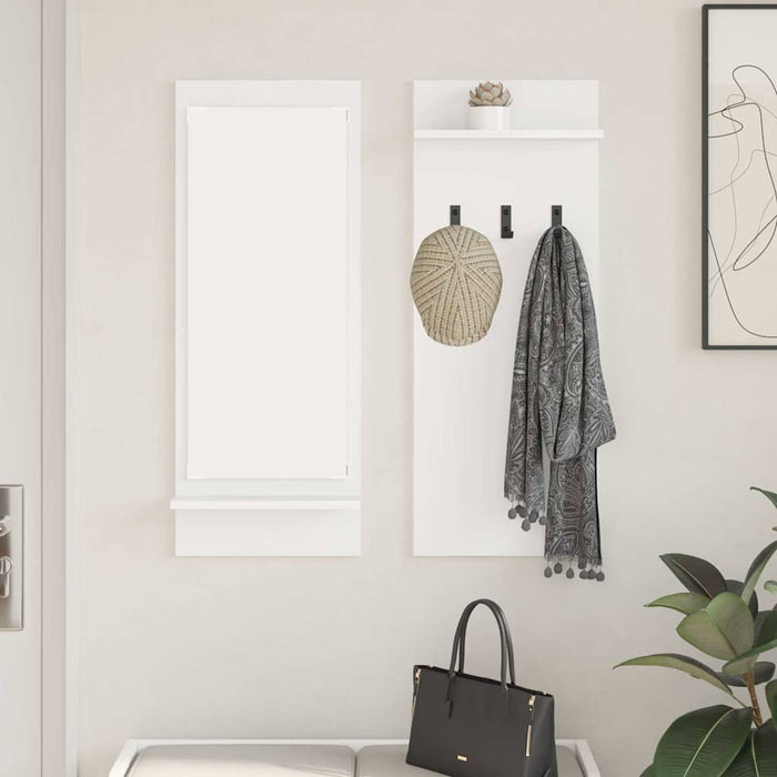 Răcător de paltoane montat pe perete Alb 70 x 10 x 90 cm - WALTI WALTI