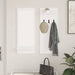 Răcător de paltoane montat pe perete Alb 70 x 10 x 90 cm - WALTI WALTI