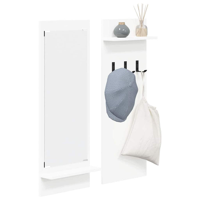 Răcător de paltoane montat pe perete Alb 70 x 10 x 90 cm - WALTI WALTI