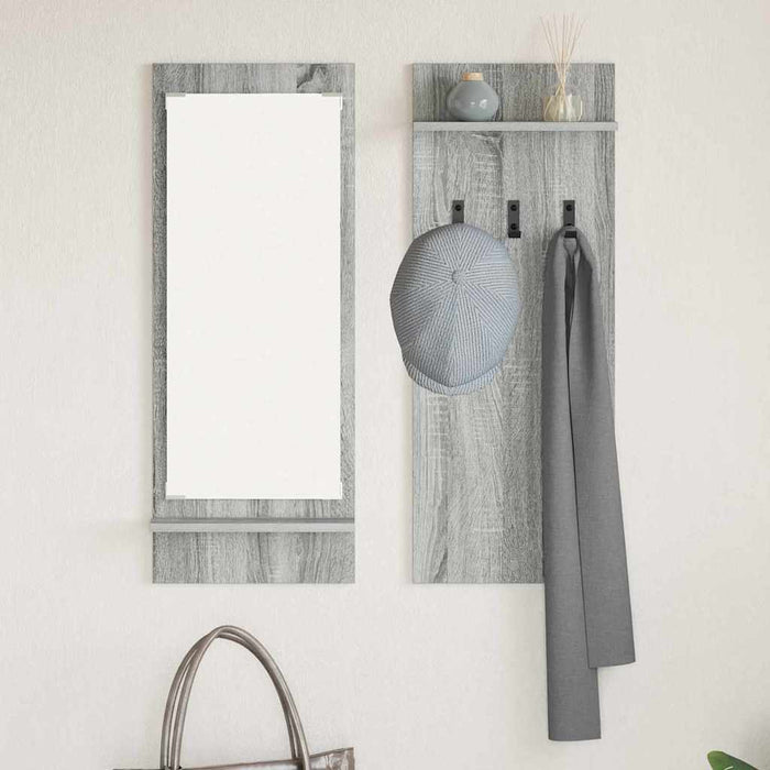 Răcător de paltoane montat pe perete Gri Sonoma 70 x 10 x 90 cm - WALTI WALTI