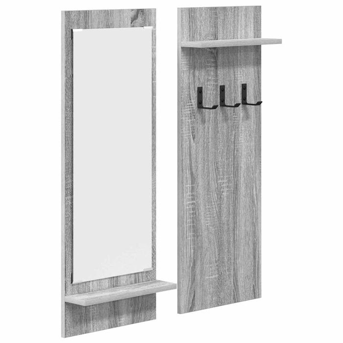Răcător de paltoane montat pe perete Gri Sonoma 70 x 10 x 90 cm - WALTI WALTI